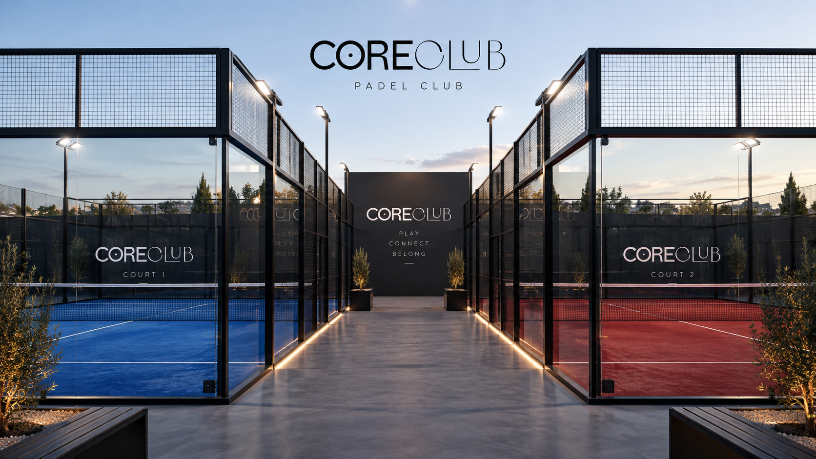 Core Club padel courts in Damascus